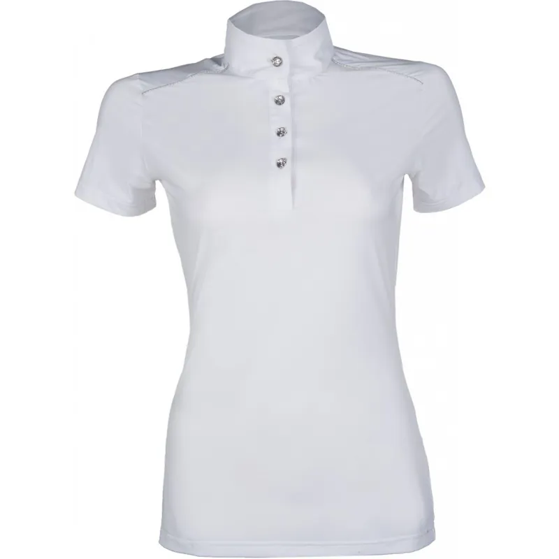 HKM Premium Competition Shirt Ladies in White-2